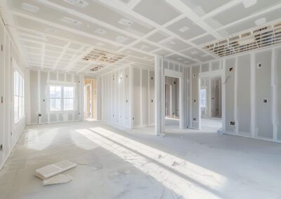 Chantier résidentiel en cours
